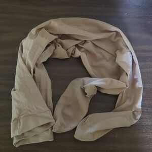 Worn compression pantyhose